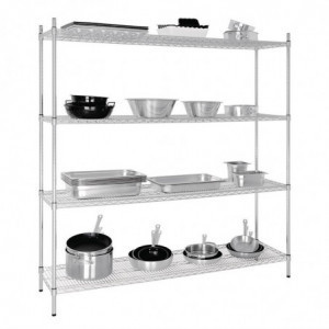 Etagère Modularna 4 Nivoji-H 1840mm - Vogue - Fourniresto