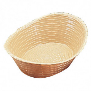 Ovalna košara iz polipropilena 215 x 160 mm - Olympia KRISTALLON - Fourniresto