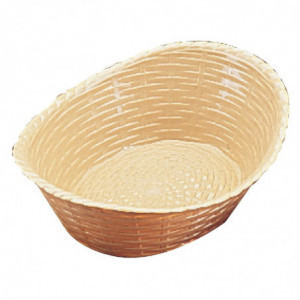 Ovalna košara iz polipropilena 215 x 160 mm - Olympia KRISTALLON - Fourniresto