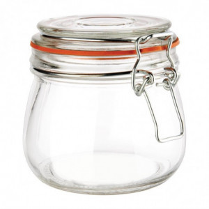 Kozarec za shranjevanje s sponko 500 ml - Vogue - Fourniresto