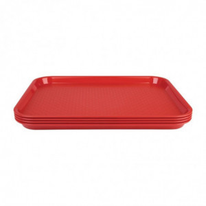 Pladen Self-Service 305 x 415 mm Rdeča - Olympia KRISTALLON - Fourniresto