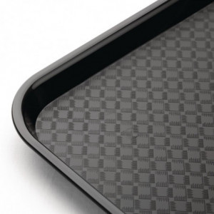 Pladenj za samopostrežno postrežbo črne barve 450 x 350mm - Olympia KRISTALLON - Fourniresto