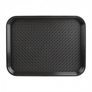 Pladenj za samopostrežno postrežbo črne barve 450 x 350mm - Olympia KRISTALLON - Fourniresto
