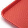 Pladen za samopostrežbo rdeče barve 450 x 350 mm - Olympia KRISTALLON - Fourniresto