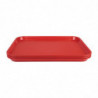 Pladen za samopostrežbo rdeče barve 450 x 350 mm - Olympia KRISTALLON - Fourniresto
