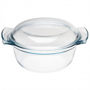 Okrogla steklena posoda - 3,75L - Pyrex