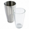 Shaker tipa Boston in steklo 800ml - APS - Fourniresto