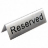 Stojala za mize inox "Rezervirano" - Komplet 10 - Olympia - Fourniresto