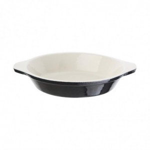 Pekač za gratin črnega okroglega - 400 ml - Vogue