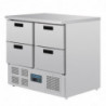 Hladilna miza s 4 predali 240L - Polar - Fourniresto