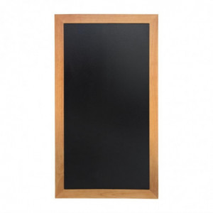 Pisalna tabla z dolžino 1200 x 560 mm in zaključkom v tikovem lesu - Securit - Fourniresto