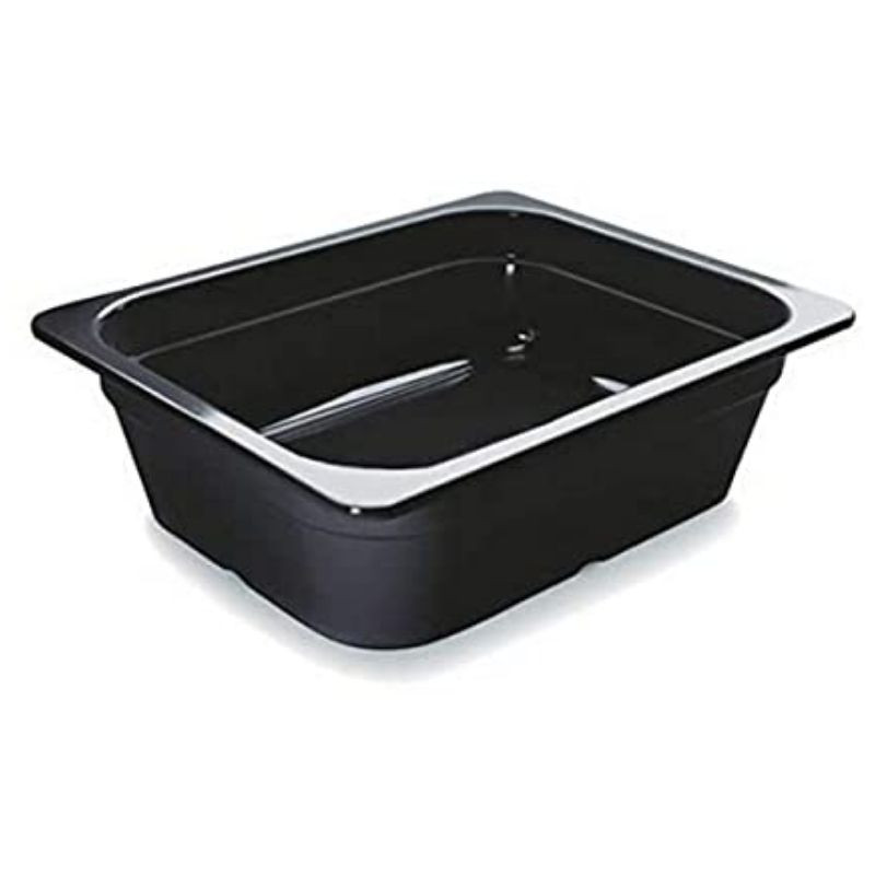 Črna gastro posoda iz melamina GN 1/2 - V 65 mm - Lacor