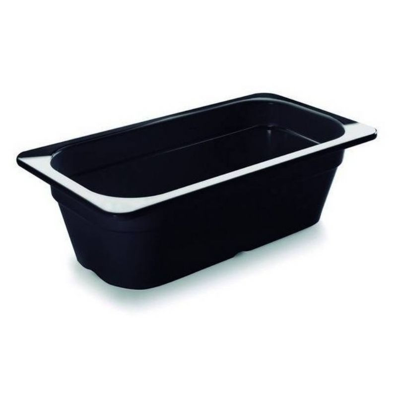 Črna gastro posoda iz melamina GN 1/3 - V 100 mm - Lacor