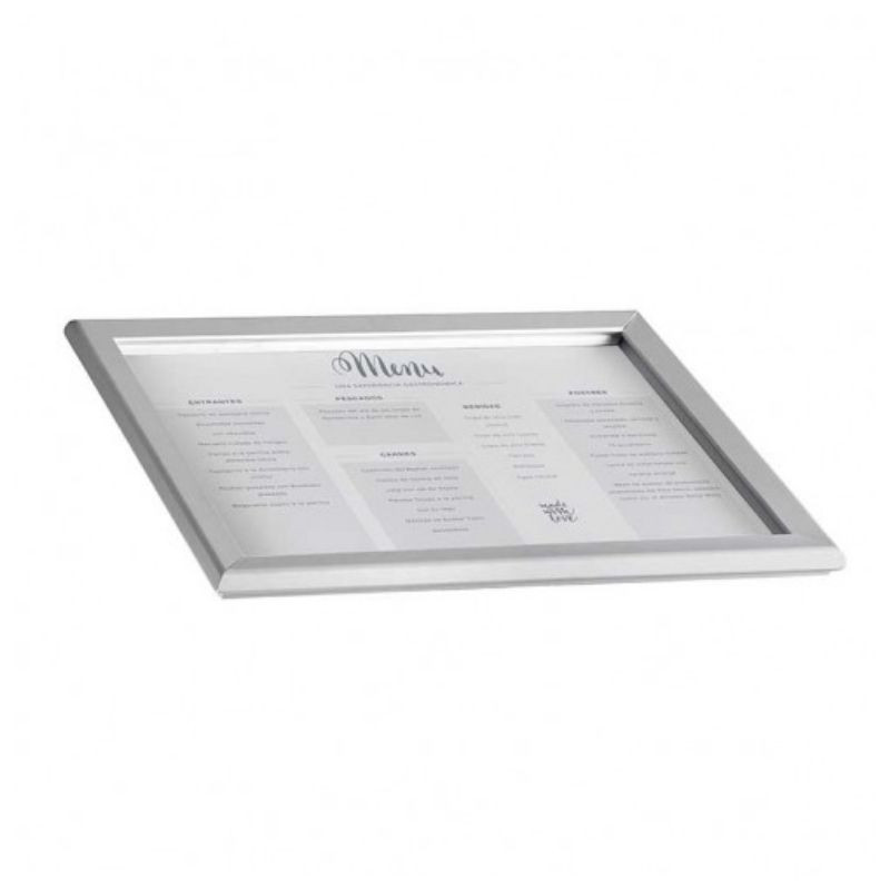 Nosilec za meni iz aluminija - A3 - Lacor Nosilec za meni iz aluminija - A3 - Lacor