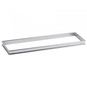 Rebrasti pekač za pite iz nerjavečega jekla - 350 x 110 mm - TELLIER