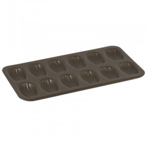 Model za 12 Madeleinov iz nelepljivega jekla - 395 x 200 mm - TELLIER