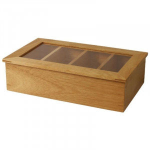 Škatla za čaj iz heveje 335 x 200 mm - Olympia - Fourniresto