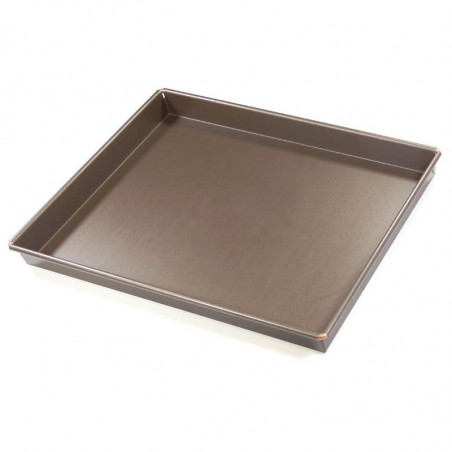 Genovska ponev iz nelepljivega jekla - 400 x 300 mm - TELLIER
