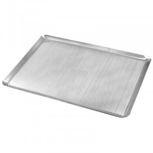 Peka za pecivo s perforacijami iz aluminija - 300 x 400 mm - Tellier