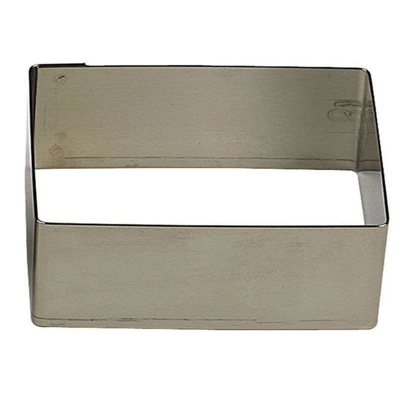 Nonnette Pravokotna iz inoxa - 120 x 60 mm - Tellier Nonnette Pravokotna iz inoxa - 120 x 60 mm - Tellier