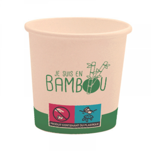 Bio lonček "Je Suis en Bambou" - 10 cl - Komplet 50