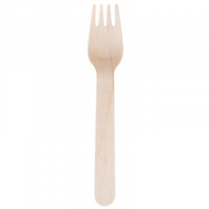 Lesenka iz biorazgradljivega lesa 155 mm - paket 100 kosov - Fiesta Green - Fourniresto