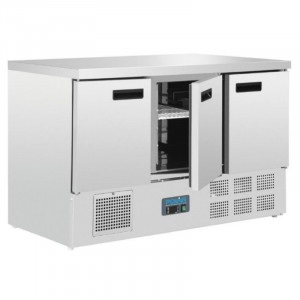 Hladilna miza z 3 vrati serije G - 368L - Polar - Fourniresto