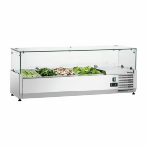 Saladette za postavitev - 3 x GN 1/3 + 1 x GN 1/2