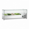 Saladette za postavitev - 3 x GN 1/3 + 1 x GN 1/2