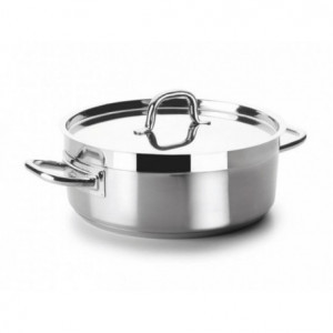 Profesionalna ponjava s pokrovom - Chef Luxe - ø 28 cm