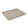 Pladen za serviranje iz melamina s potiskom svetlega lesa - 350 x 240 mm