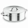 Profesionalna posoda za dušenje s pokrovom - Chef-Aluminij - ø 38 cm