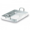 Pečilna posoda s fiksnim ročajem - Chef Aluminij - 65 x 43 cm