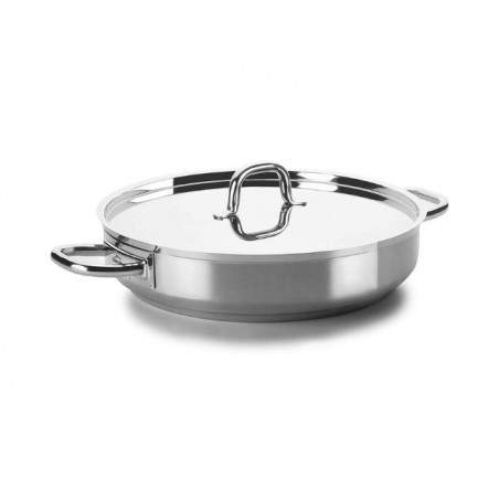 Okrogla profesionalna plošča s pokrovom - Chef Luxe - premer 50 cm