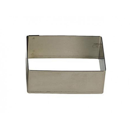 Rezalnik za piškote pravokotne oblike iz nerjavečega jekla - 100 x 30 x 30 mm
