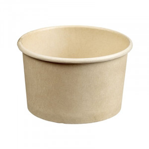 Posoda za sladoled in sladico iz bambusa Ø 70 mm - 105 ml - Komplet 50 kosov