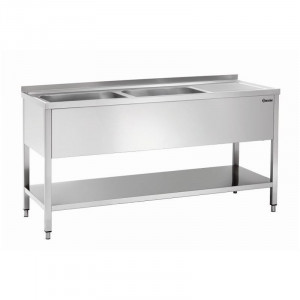 Pomivalno korito z odtokom na desni - 700 x 1800 mm