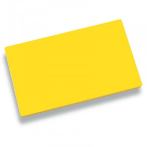 Plošča iz polietilena rumene barve - 600 x 400 mm