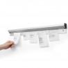 Nosilci za kartice iz aluminija - L 1220 mm - HENDI