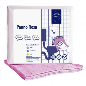 Mikrovlakna šifon Roza - 360 x 320 mm - Paket 32