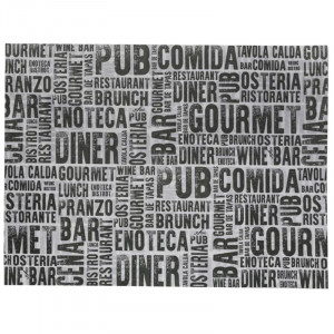 Potovalni set Gourmet iz celuloze - 400 x 300 mm - Paket 2000