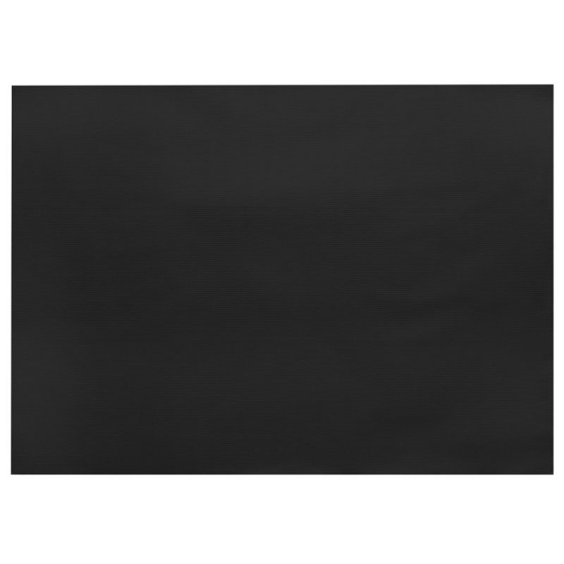 Črna papirnata podloga za jedilni pribor - 400 x 300 mm - Paket 2000