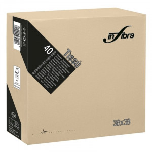 Papirnata brisača 2-slojna 38 x 38 - Greige - Paket 1440