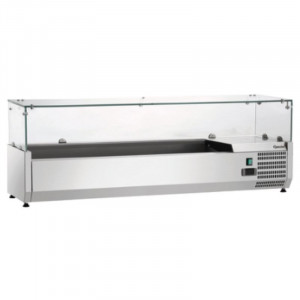 Saladette za postavitev - 6 x GN 1/4