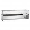 Saladette za postavitev - 6 x GN 1/4