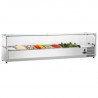 Saladette za postavitev - 8 x GN 1/4