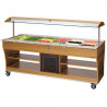 Hladilni bife / bar s solatami - 6 x GN 1/1