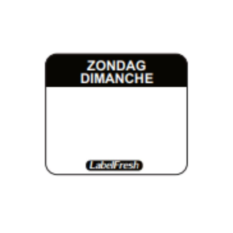 Etiketa sledljivosti Label FreshEasy - Nedelja - 30 x 25 mm - Paket 1000 - LabelFresh Etiketa sledljivosti Label FreshEasy - Nedelja - 30 x 25 mm - Paket 1000 - LabelFresh