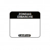 Etiketa sledljivosti Label FreshEasy - Nedelja - 30 x 25 mm - Paket 1000 - LabelFresh