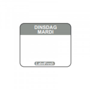 Etiketa sledljivosti Label FreshEasy - Torek - 30 x 25 mm - Paket 1000 - LabelFresh